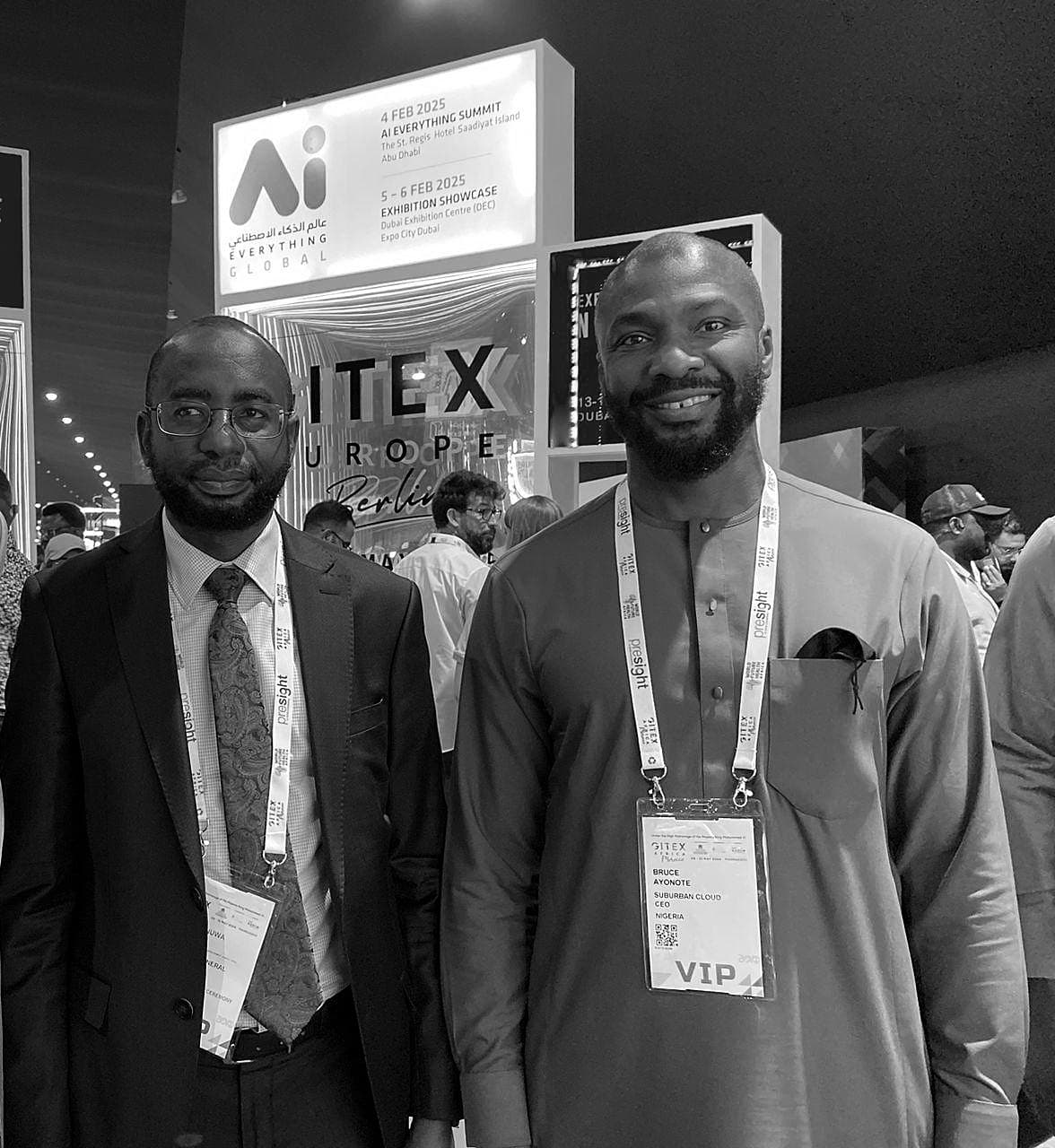 Bruce Ayonote, Chief Executive Officer of Suburban Cloud, at GITEX